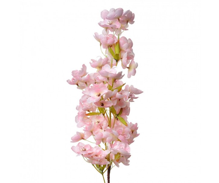 Dekorace umělá květina s růžovými květy - 16*8*98 cm Clayre & Eef