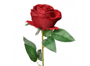Vínová umělá květina růže Rosea - 8*8*50 cm