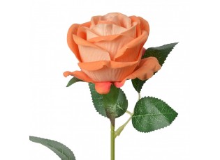 Oranžová umělá květina růže Rosea - 8*8*50 cm