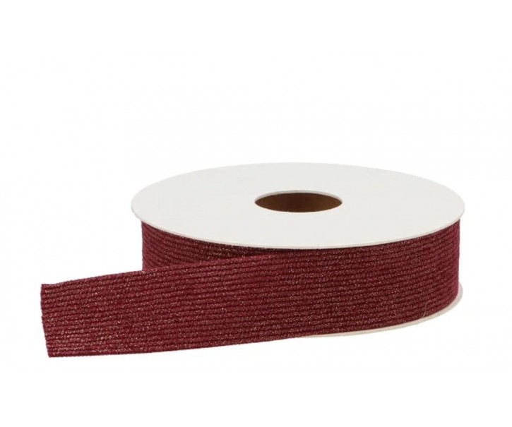 Bordó látková stuha Vivant Corduluxe Ribbon - 25mm x 10m daan kromhout