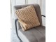 Pletený přírodní polštář Tricot crema - 40*40 cm J-Line by Jolipa