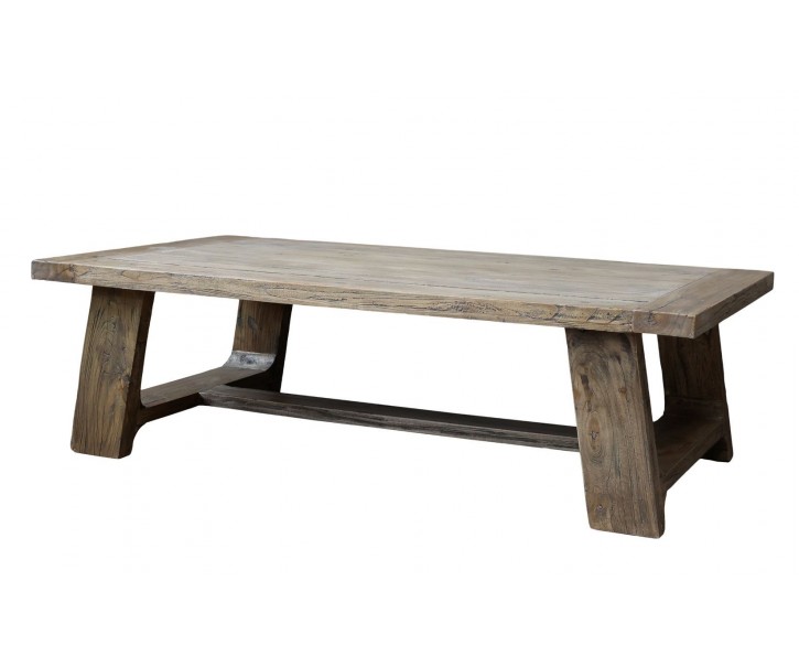 Konferenční stůl z recyklovaného dřeva Marseille - 130*68*40 cm Chic Antique