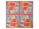 Papírové ubrousky Santa Claus - 33*33 cm (20ks) Clayre & Eef