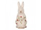 Keramická dekorace králík s jahůdkami Wild Strawberries L - 16*12*28 cm Clayre & Eef