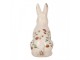 Keramická dekorace králík s jahůdkami Wild Strawberries L - 16*12*28 cm Clayre & Eef