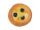 Dekorace umělý pečený dortík s borůvkami Cookie - Ø 8*4 cm Clayre & Eef