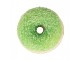 Dekorace umělý zelený donut s posypem Cookie - Ø 6*2 cm Clayre & Eef