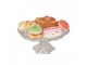 Dekorace umělý zelený donut s posypem Cookie - Ø 6*2 cm Clayre & Eef