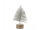 Malý stříbrný třpytivý stromeček Tree silver S - Ø 10*16 cm J-Line by Jolipa