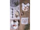 Bílá keramická miska v designu slepice Campagne - 23*26*7 cm Clayre & Eef