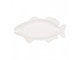 Bílá miska / talíř ve tvaru ryby Fish Bowl - 30*15*3 cm Clayre & Eef