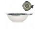 Keramická miska rybka s modrým vzorem Mibbo - 15*14*5 cm / 200 ml Clayre & Eef