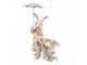 Dekorace králičí rodinka s deštníkem - 16*9*22 cm Clayre & Eef