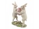 Béžová dekorace králíci s vajíčkem - 11*5*13 cm Clayre & Eef