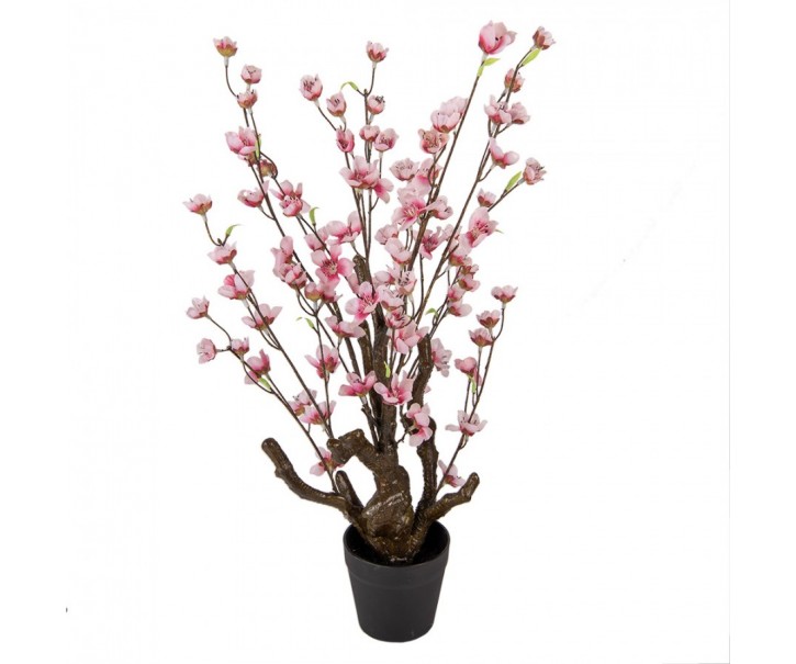 Dekorační stromek třešeň s růžovými květy Cherry Blossom - 18*18*70 cm Clayre & Eef