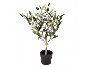 Dekorace umělý olivovník s olivami Olea Tree - 15*15*50 cm