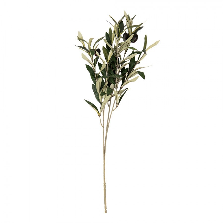 Dekorace umělá větvička olivovník s olivami Olea Tree - 10*10*55 cm Clayre & Eef Dekorace umělá větvička olivovník s olivami Olea Tree - 10*10*55 cm Clayre & Eef