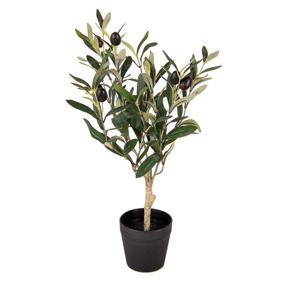 Dekorace umělý olivovník s olivami Olea Tree - 15*15*50 cm Clayre & Eef Dekorace umělý olivovník s olivami Olea Tree - 15*15*50 cm Clayre & Eef