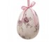 2ks dekorace vajíčko s růžemi Rose Spring Egg - Ø 9*12 cm Clayre & Eef