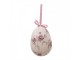 2ks dekorace vajíčko s růžemi Rose Spring Egg - Ø 9*12 cm Clayre & Eef