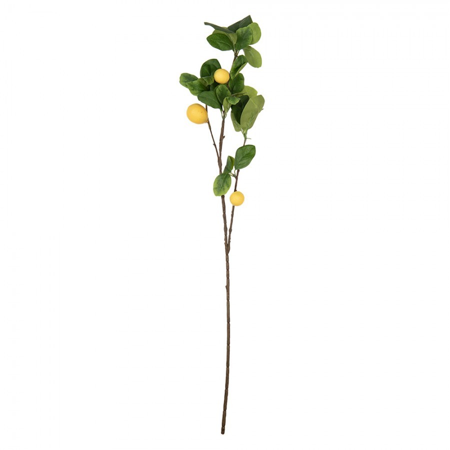 Dekorace umělá větvička citrónovník Lemon Tree - 10*7*73 cm Clayre & Eef Dekorace umělá větvička citrónovník Lemon Tree - 10*7*73 cm Clayre & Eef