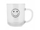 Skleněný hrnek se smajlíkem Heart & Smile - 11*8*9 cm / 200 ml Clayre & Eef