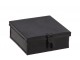 Černý antik kovový úložný box/ krabička Amber Doos - 12*12*5 cm daan kromhout