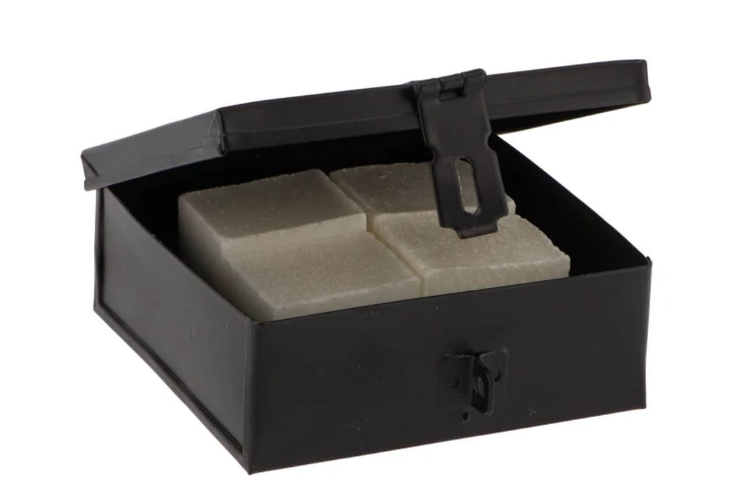 Černý antik kovový úložný box/ krabička Amber Doos - 12*12*5 cm daan kromhout Černý antik kovový úložný box/ krabička Amber Doos - 12*12*5 cm daan kromhout