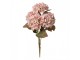 Růžová umělá květina hortenzie Hydrangea - 18*16*44 cm Clayre & Eef