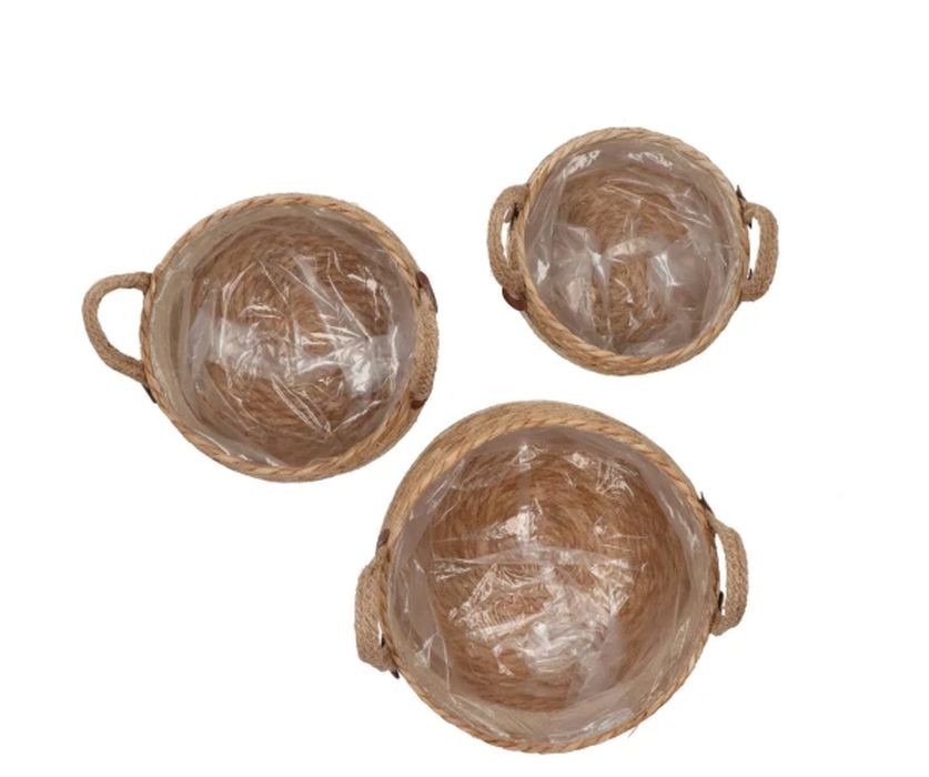 3ks košík květináč z mořské trávy Laos - Ø30*23 / Ø26*18 / Ø23*16 cm daan kromhout 3ks košík květináč z mořské trávy Laos - Ø30*23 / Ø26*18 / Ø23*16 cm daan kromhout