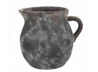 Šedý rustikální džbán Gamla - 27*23*24 cm