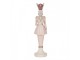 Dekorace figurka králičí žena v růžovém - 9*9*35 cm Clayre & Eef