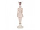 Dekorace figurka králičí žena v růžovém - 9*9*35 cm Clayre & Eef
