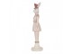 Dekorace figurka králičí žena v růžovém - 9*9*35 cm Clayre & Eef