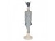 Dekorace figurka bílý králík v modrém obleku - 9*9*35 cm Clayre & Eef