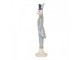 Dekorace figurka bílý králík v modrém obleku - 11*11*45 cm Clayre & Eef