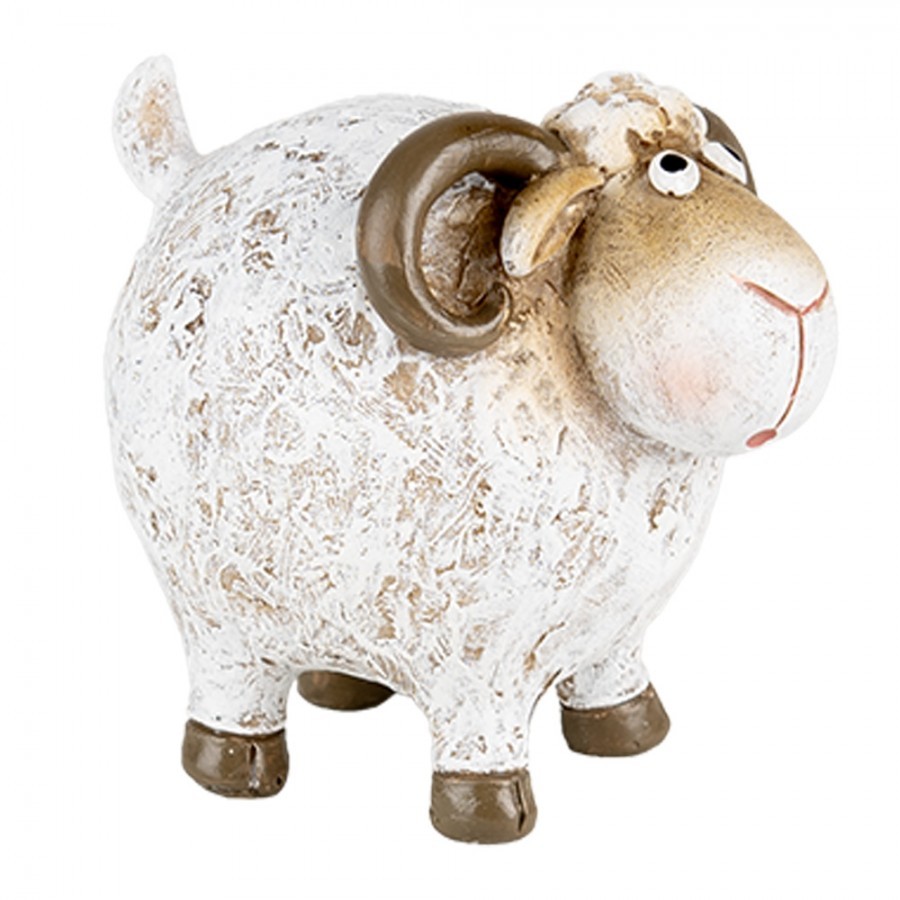 Dekorace figurka beran - 9*7*8 cm Clayre & Eef Dekorace figurka beran - 9*7*8 cm Clayre & Eef