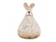 Béžová antik dekorace králík - 10*9*14 cm Clayre & Eef