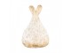 Béžová antik dekorace králík - 10*9*14 cm Clayre & Eef