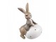 Velikonoční dekorace králík s vajíčkem - 11*7*17 cm Clayre & Eef