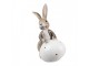 Velikonoční dekorace králík s vajíčkem - 11*7*17 cm Clayre & Eef