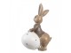 Velikonoční dekorace králík s vajíčkem - 11*7*17 cm Clayre & Eef