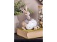 Velikonoční dekorace králík s vajíčkem - 11*7*17 cm Clayre & Eef