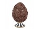 Dekorace čokoládové vejce s květy Egg na podstavci - Ø 11*17 cm Clayre & Eef