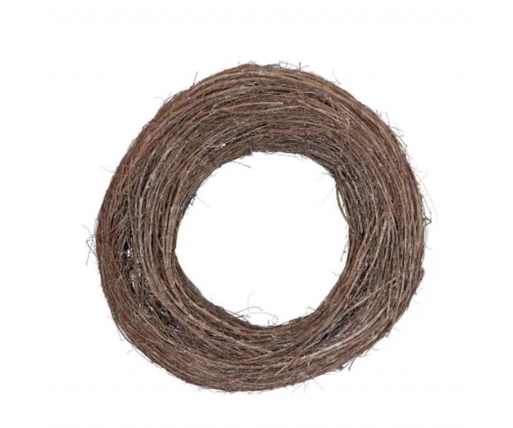 Šedý věnec z jilmových větví Elm Branch - Ø 40*10 cm daan kromhout