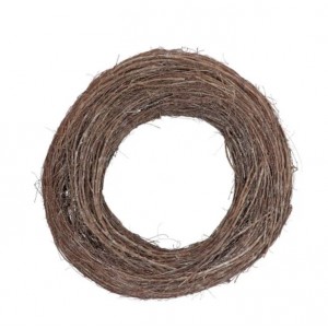 Šedý věnec z jilmových větví Elm Branch - Ø 40*10 cm