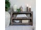 Hnědý dřevěný konzolový stůl regál Grimaud Unit - 120*40*80 cm Chic Antique