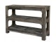 Hnědý dřevěný konzolový stůl regál Grimaud Unit - 120*40*80 cm Chic Antique