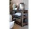 Hnědý dřevěný konzolový stůl regál Grimaud Unit - 120*40*80 cm Chic Antique