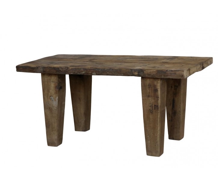 Hnědý dřevěný konferenční stolek Grimaud Unit - 90*45*40 cm Chic Antique